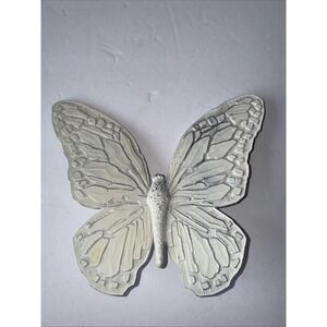 Homco White Plastic‎ Butterfly Wall Decor USA Vintage
